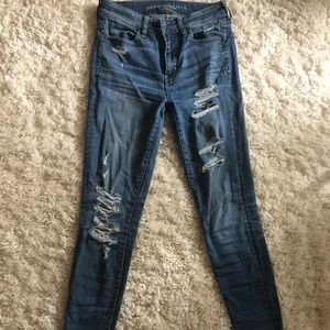 American Eagle Ripped Jeggings